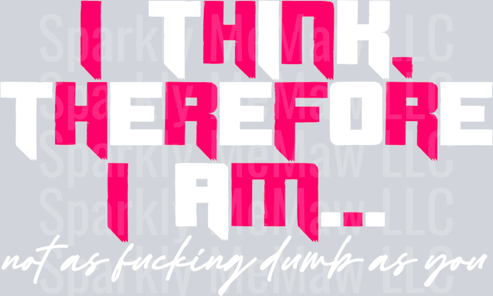 i think White UV DTF Decal