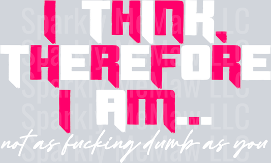 i think White UV DTF Decal