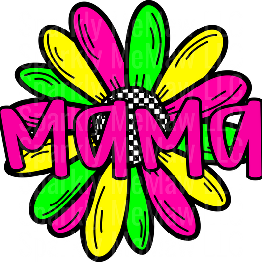 mama (1) DTF Transfer (Fabrics)