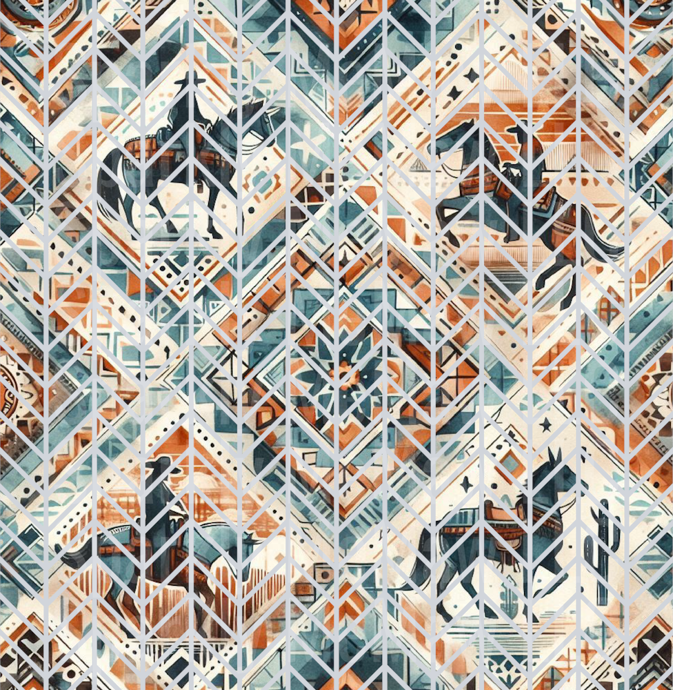 Cowboy 2 Cut N Stick 10x10 UV DTF Sheet