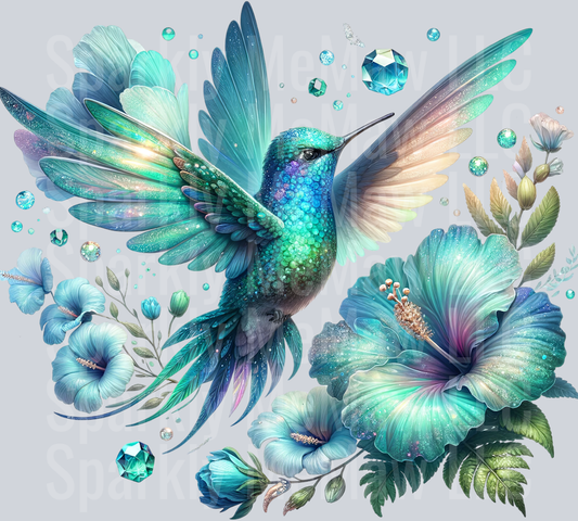 17 Hummingbird Clip Art UV DTF Decal