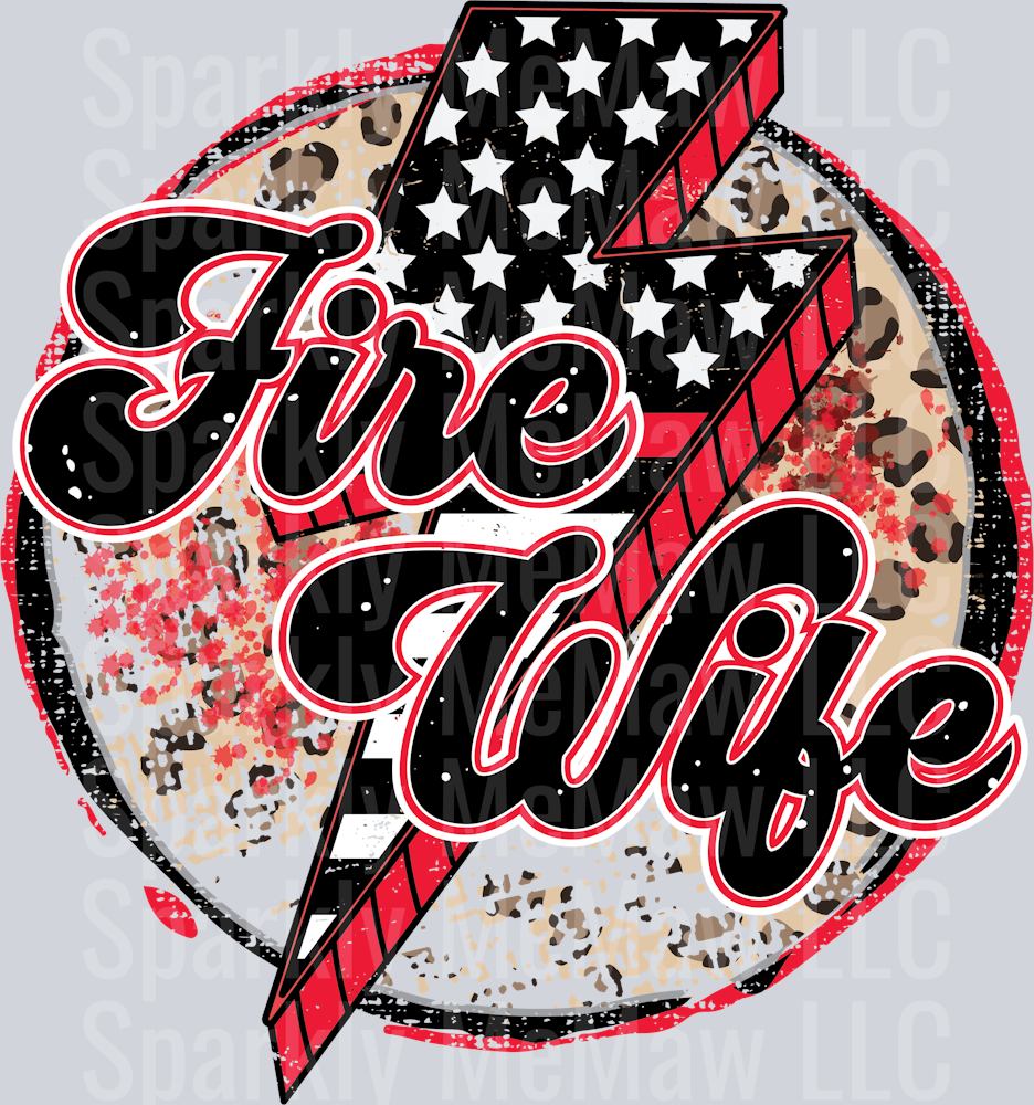 Fire Wife UV DTF Decal