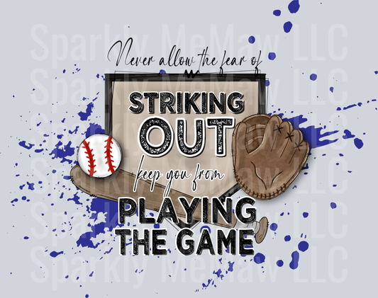 Striking out UV DTF Decal
