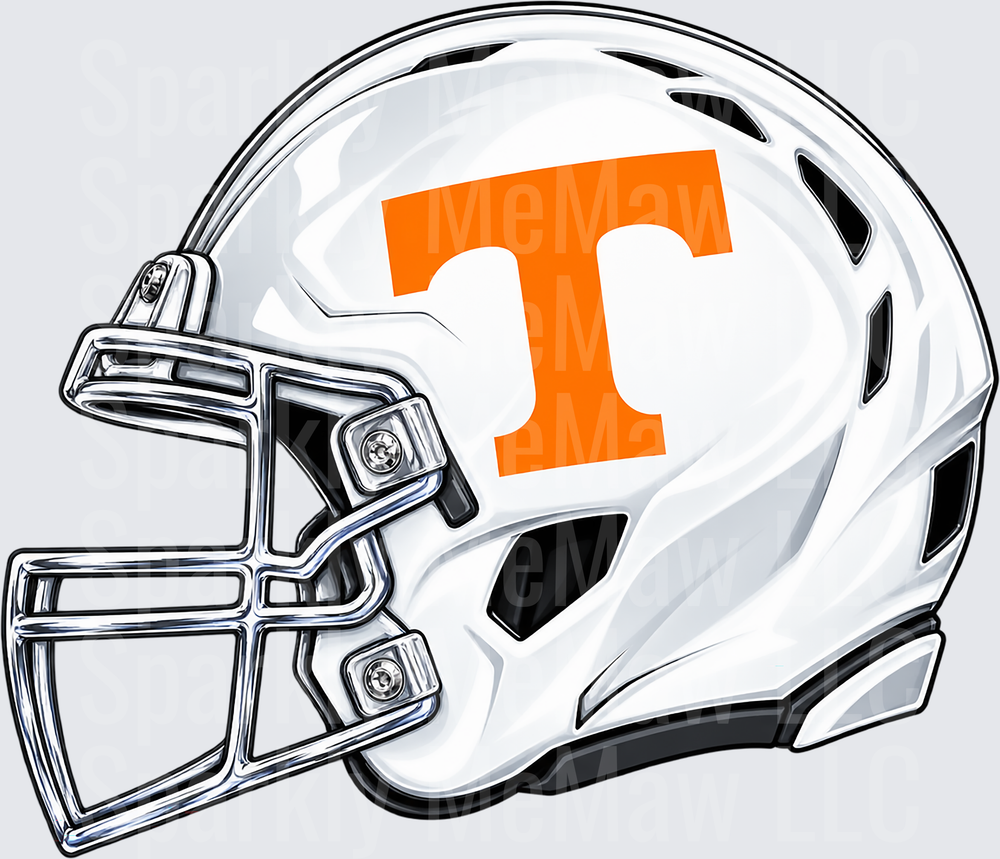 Tennessee Volunteers White Helmet UV DTF Decal