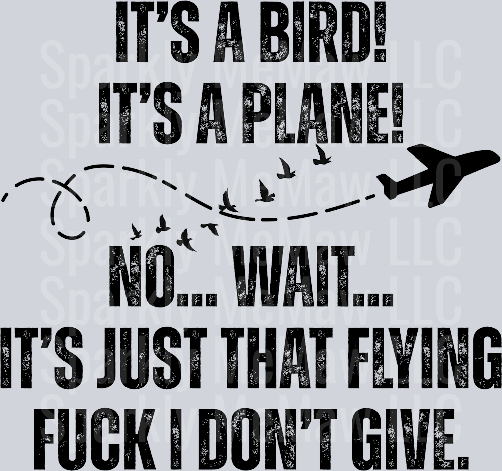 It's a bird UV DTF Decal
