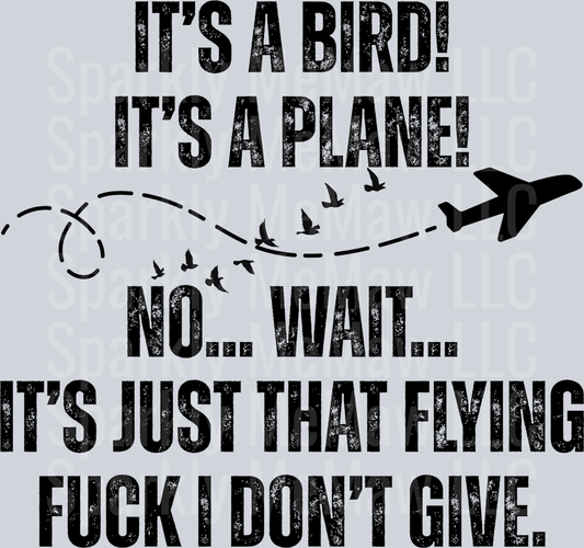 It's a bird UV DTF Decal