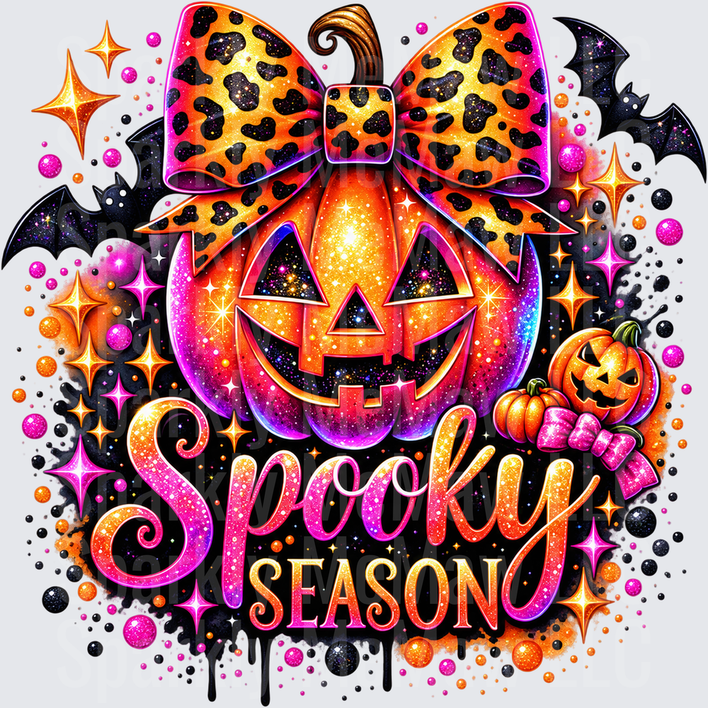 Spooky Season Pumpkin UV DTF Decal