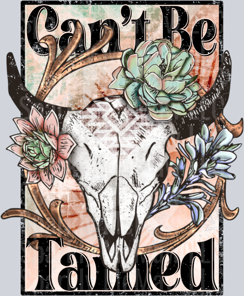 Can't be Tamed DTF Transfer