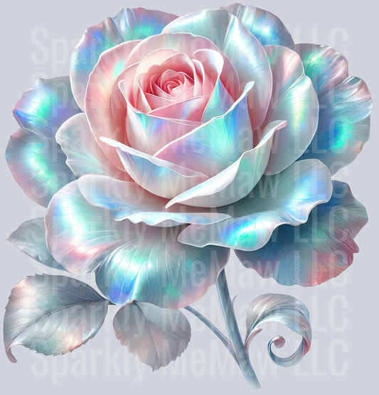 Fantasy Rose 5 UV DTF Decal
