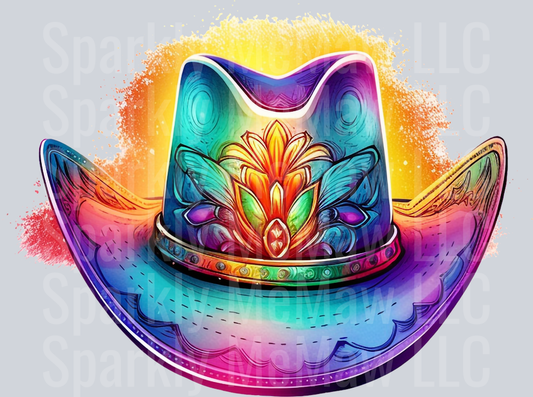CowGirl UV DTF Clip Art Decal 22