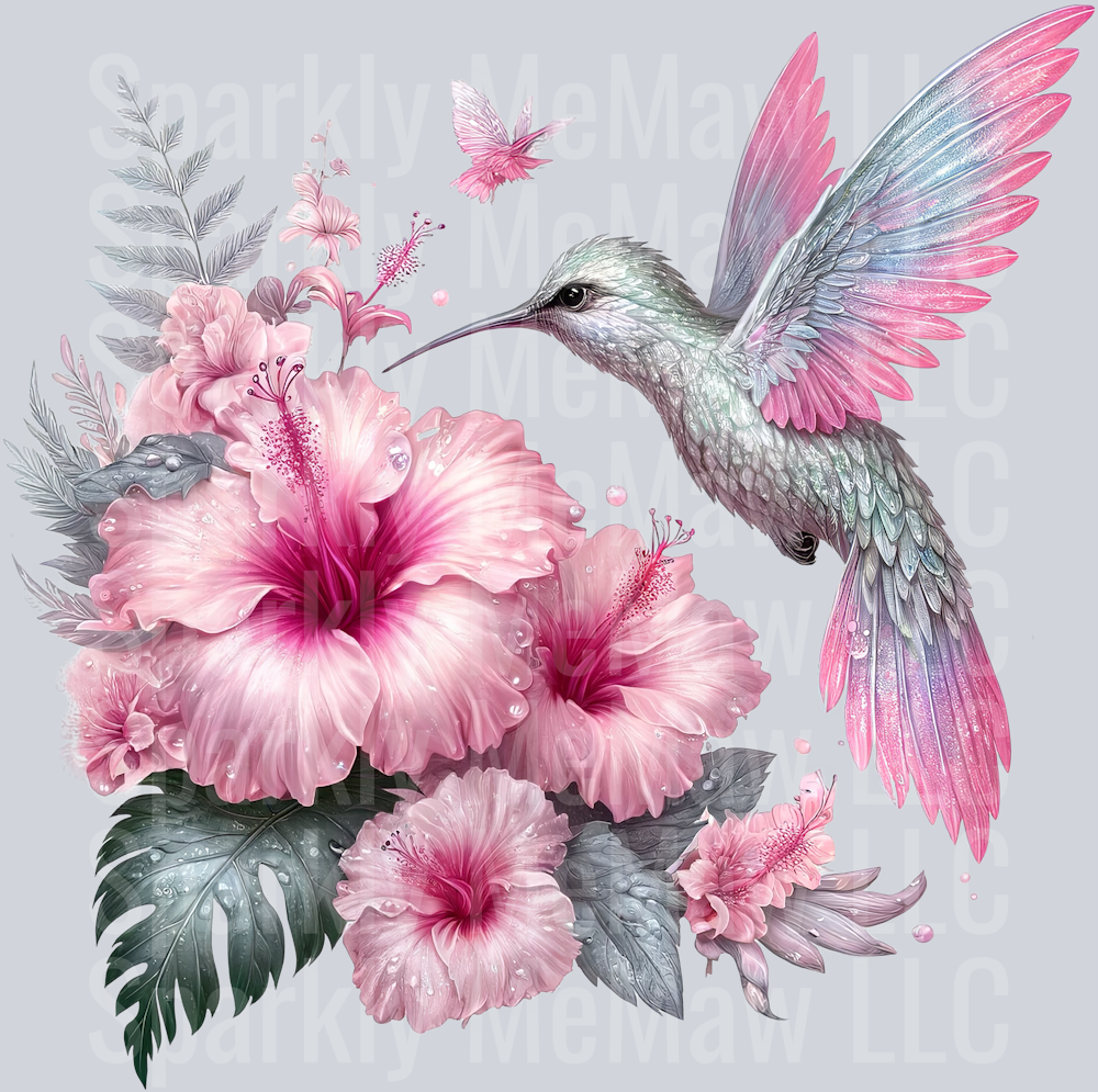 21 Hummingbird Clip Art UV DTF Decal