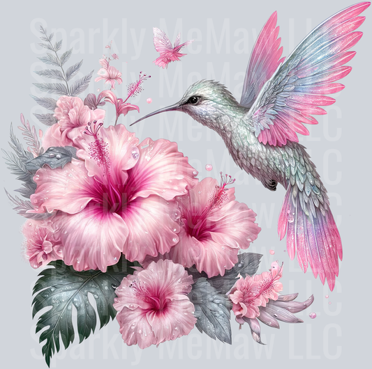 21 Hummingbird Clip Art UV DTF Decal