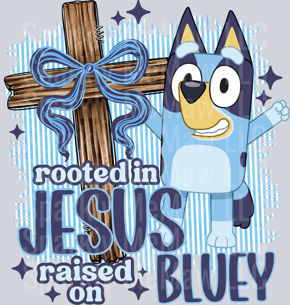 Rooted in Jesus 1 UV DTF Decal