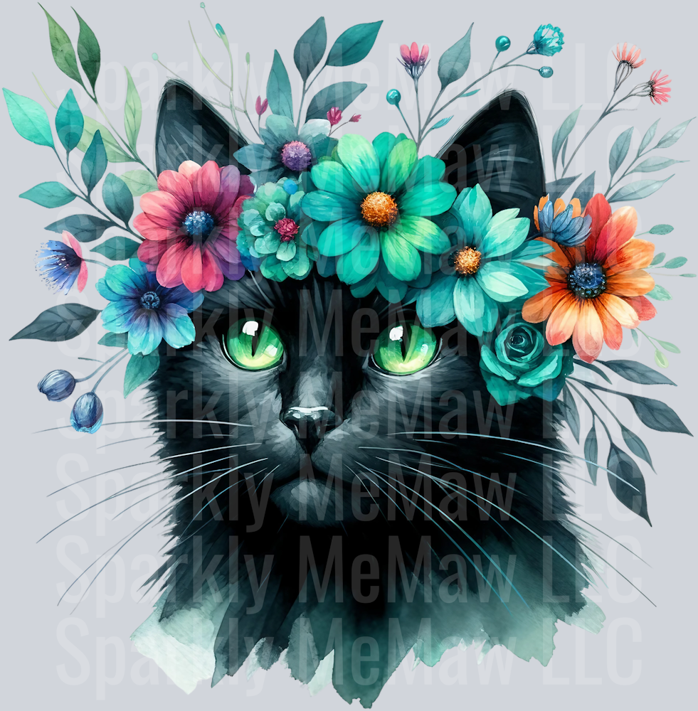 cat 24 Clip Art UV DTF Decal