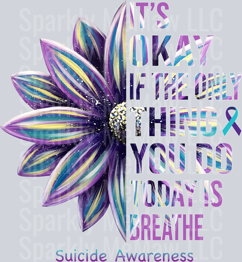 It's Okay UV DTF Decal