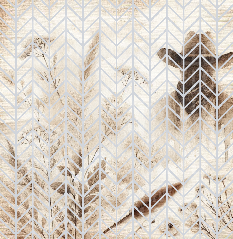 Cowboy Pattern 10x10 UV DTF Cut N stick Sheet