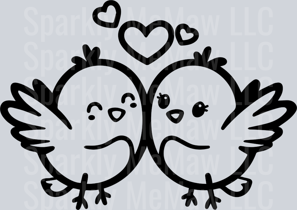 Bird UV DTF Clipart Decal 16