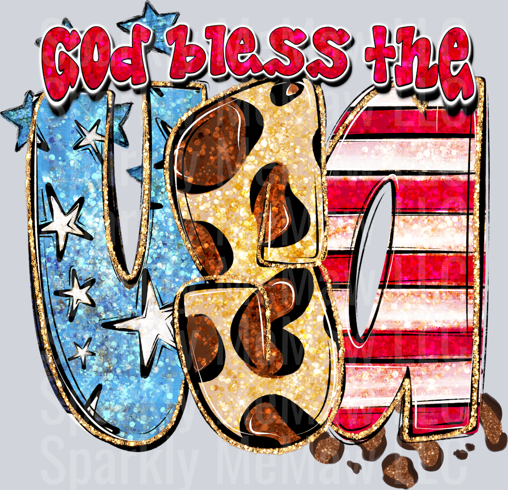 USA UV DTF Decal