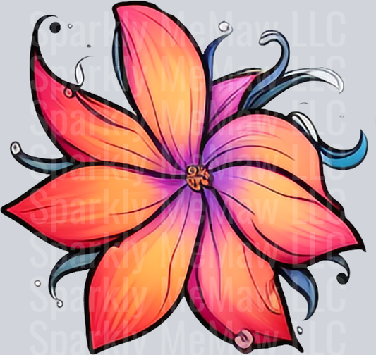 CowGirl UV DTF Clip Art Decal 10