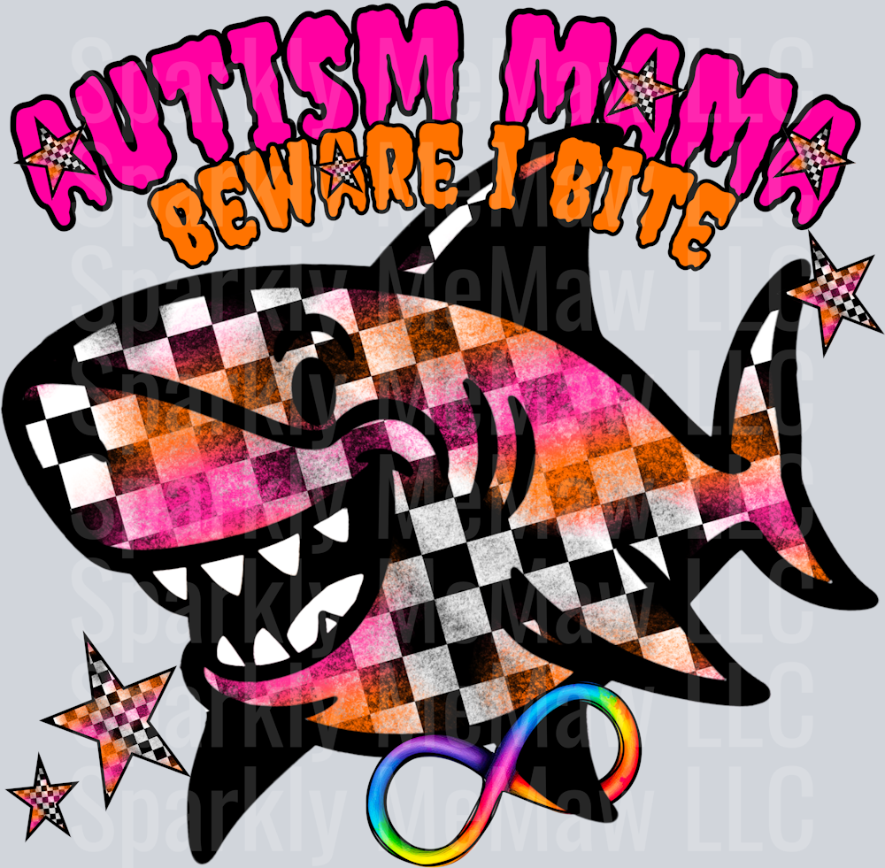 autism mama UV DTF Decal