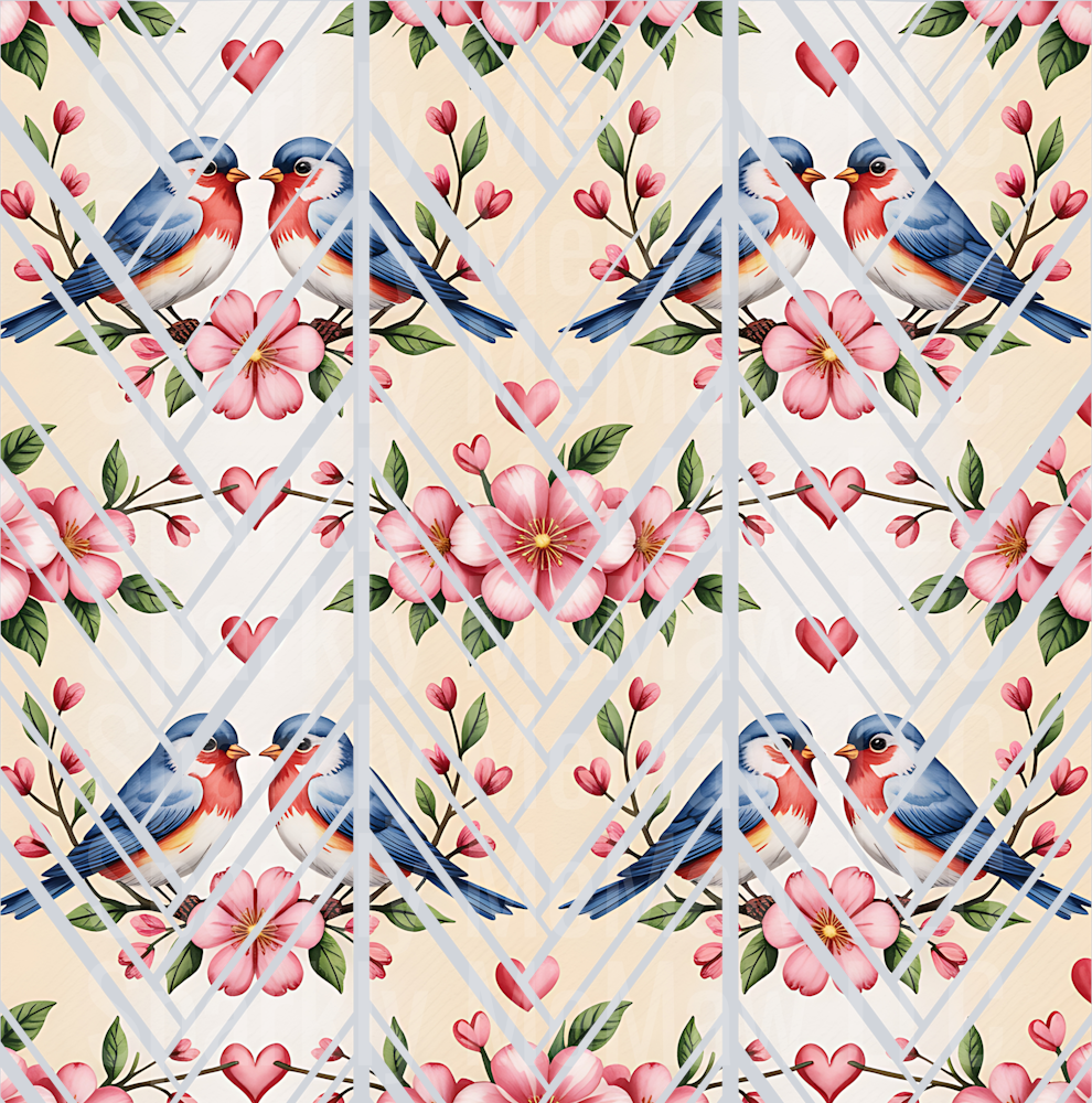 Twisted Love Birds UV DTF 10x10 Sheet