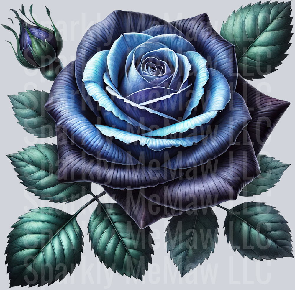 Fantasy Rose 36 UV DTF Decal