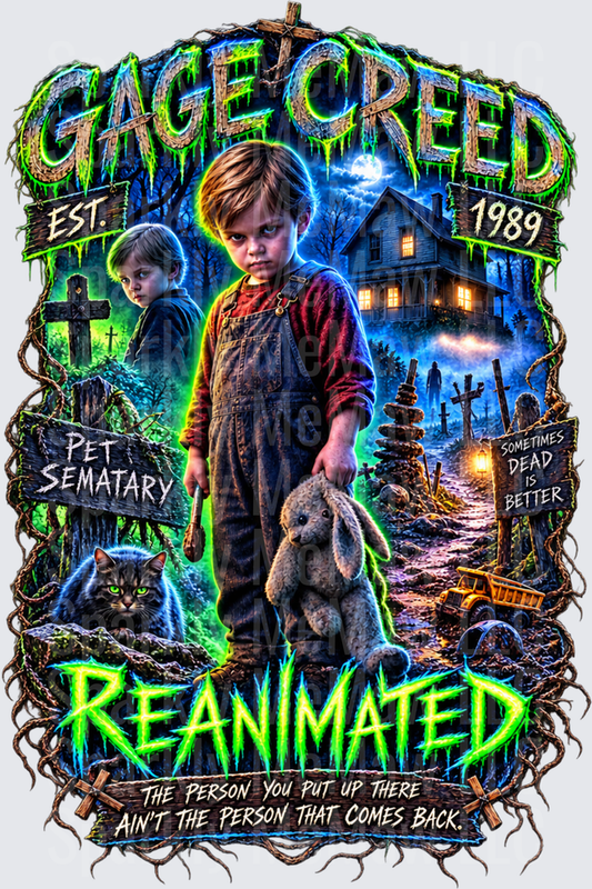 Gage Creed Pet Sematary Reanimated UV DTF Decal