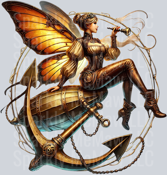 Fairy  SteamPunk UV DTF Decal 18