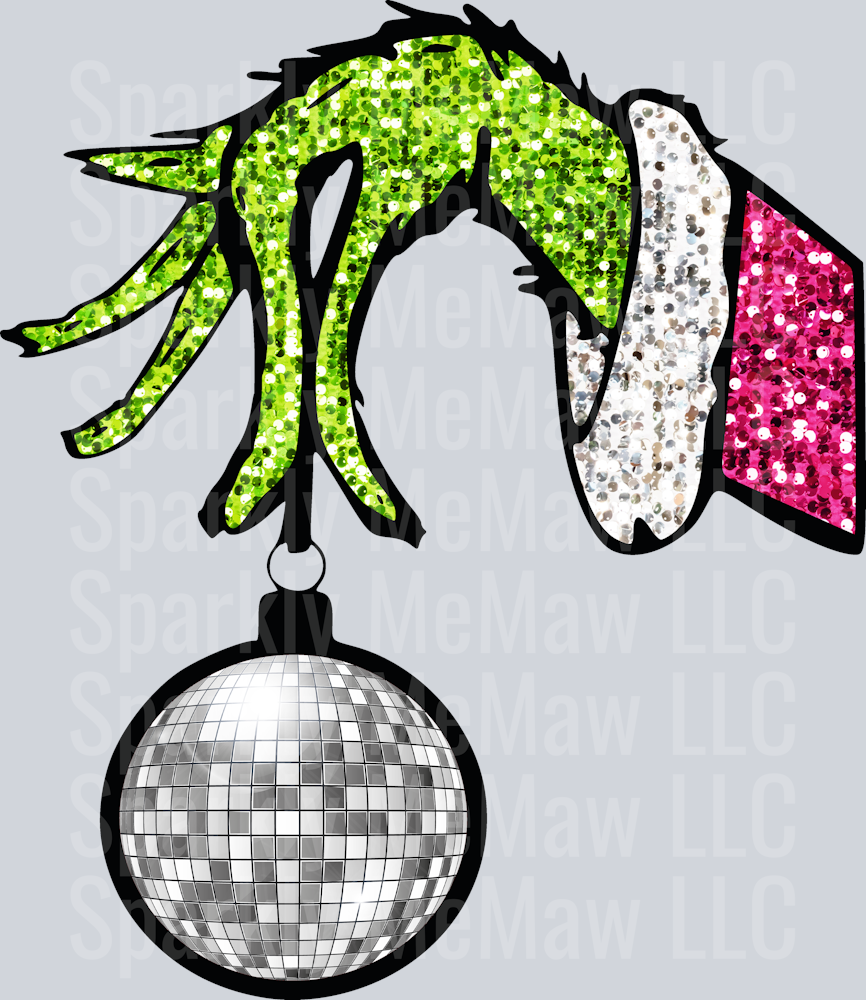 Bling hand UV DTF Decal