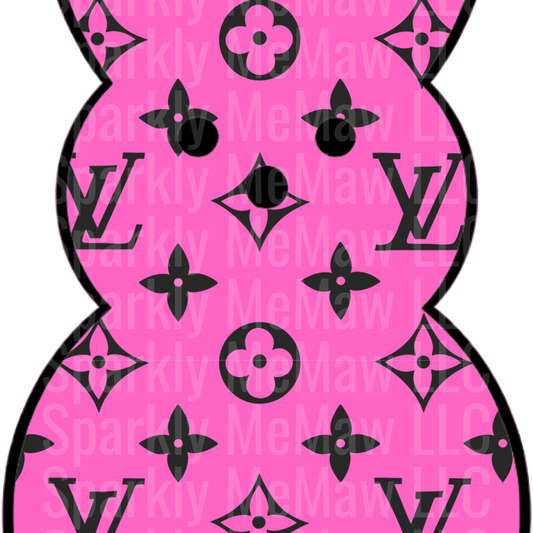 bunny 8 Clip art UV DTF Decal