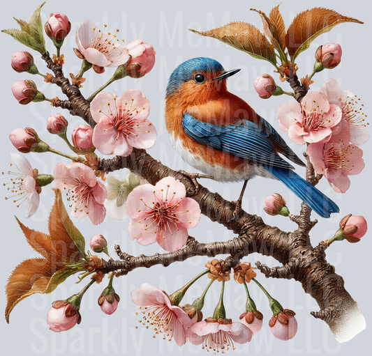 15 Cherry Blossoms Clip Art UV DTF Decal