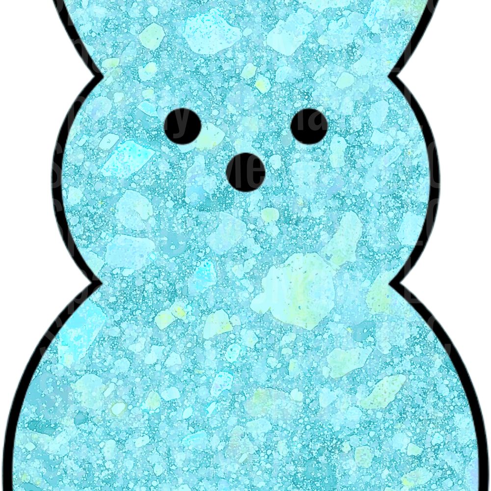 bunny 5 Clip art UV DTF Decal