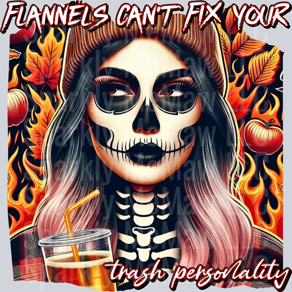 flannels UV DTF Decal