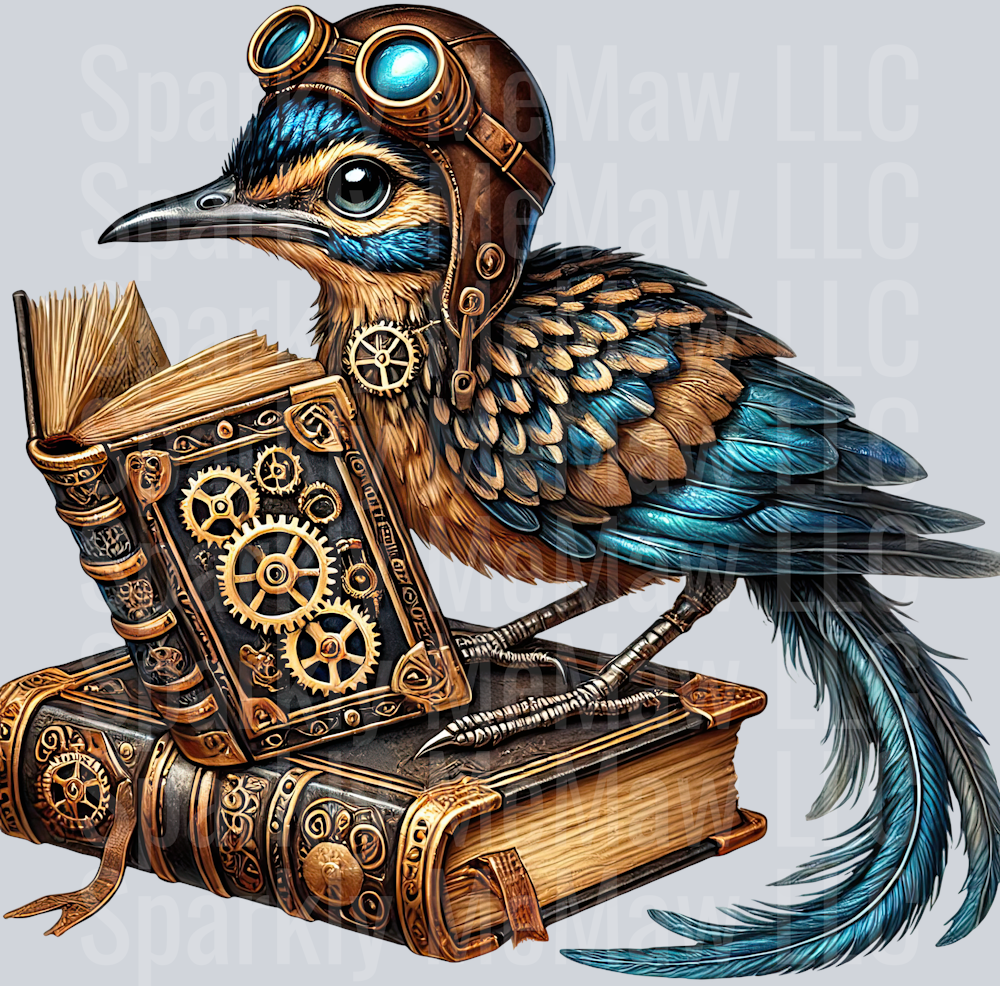 Road Runner SteamPunk UV DTF Decal 39