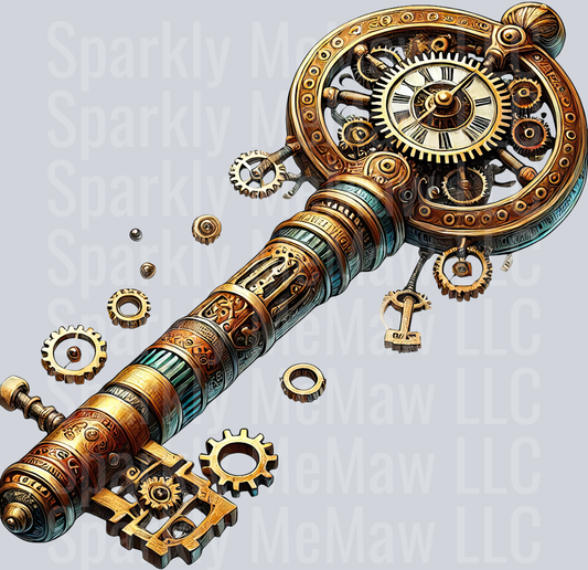 Steampunk Clip Art UV DTF Decal  4