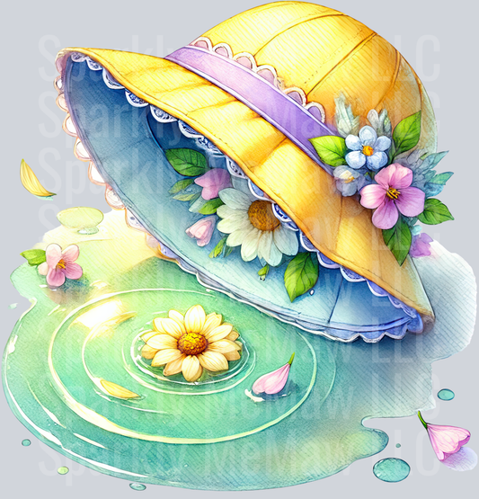 9 April Showers UV DTF Clip art Decal