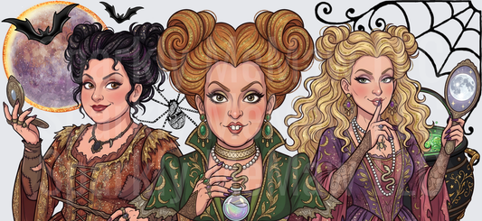 Sanderson Sisters Halloween Witches This is a UV DTF 16 OZ Wrap