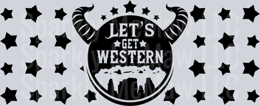 Let’s get western 16 oz UV DTF Wrap