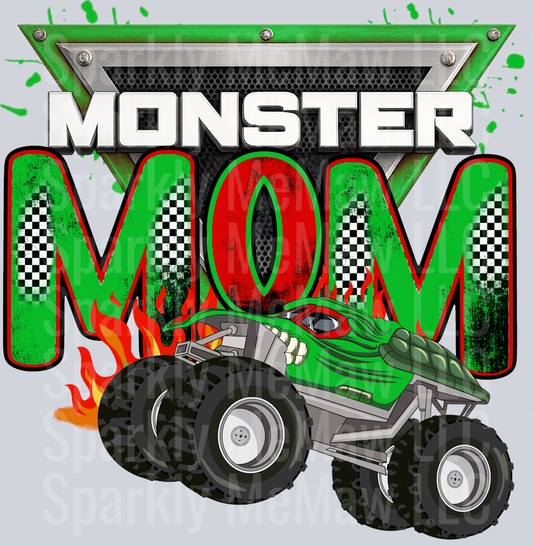 turtle truck mom DTF Transfer (fabrics)