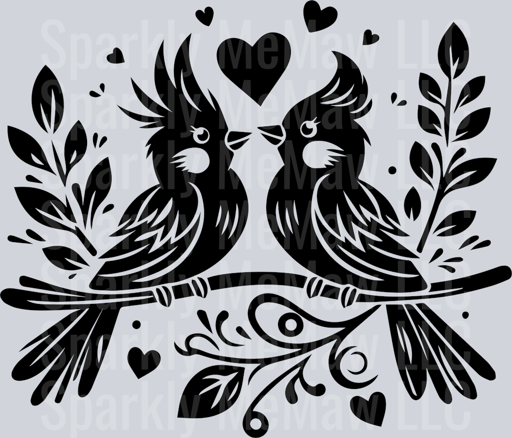 Bird UV DTF Clipart Decal 2