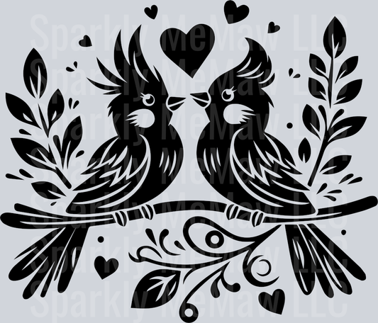 Bird UV DTF Clipart Decal 2