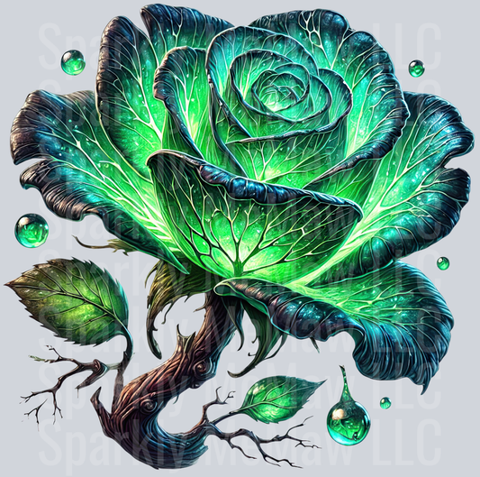 Fantasy Rose 43 UV DTF Decal