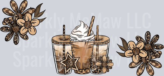 16oz coffee UV DTF 16 oz Wrap