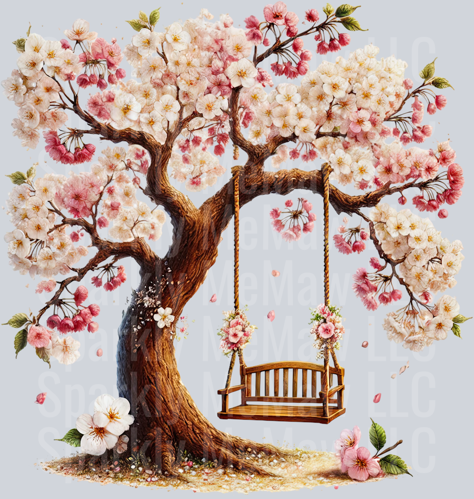 10 Cherry Blossoms set 2 UV DTF Clip Art Decal