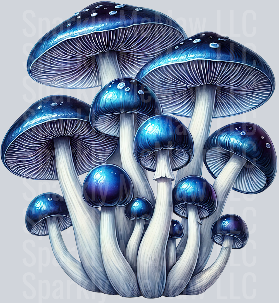 Fantasy Mushroom UV DTF Clipart Decal 11