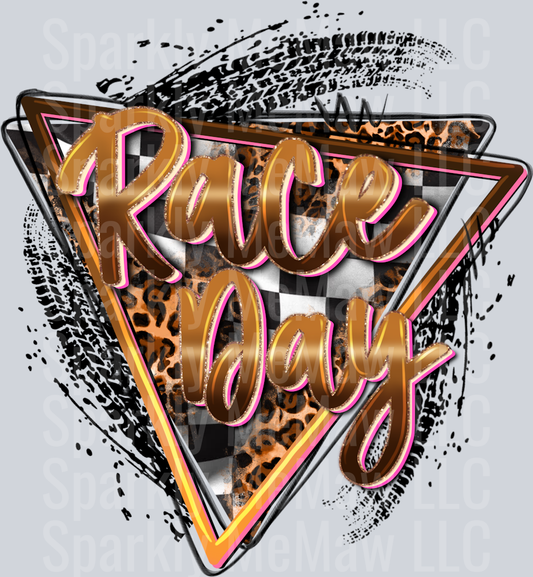 race_day_brown__leopard_ DTF Transfer (Fabrics)