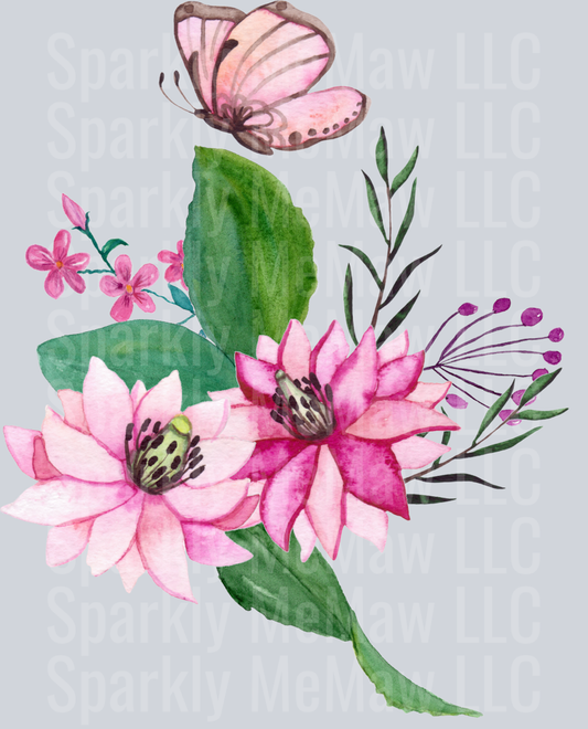 Butterfly UV DTF Clipart Decal 2