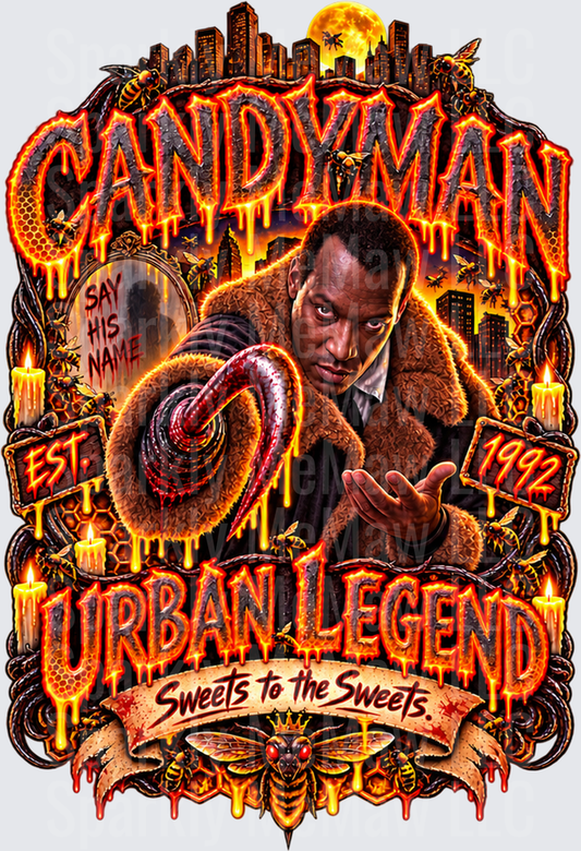 Candyman Urban Legend Horror UV DTF Decal