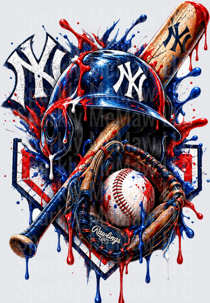 New York Yankees Baseball Gear UV DTF Decal