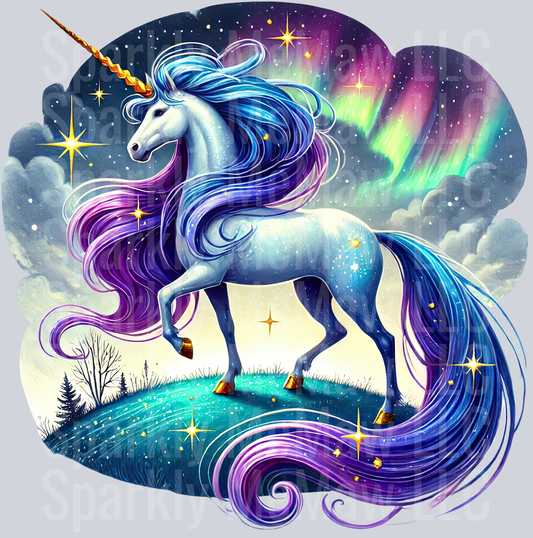 Starry Unicorn ClipArt Decals 15